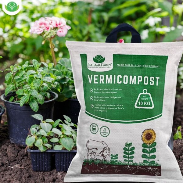 NATURAL EARTH™ 10 KG Pure & Premium Organic Vermicompost Fertilizer for All Type of Plants - Image 8