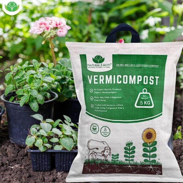 NATURAL EARTH™ 5 KG Pure & Premium Organic Vermicompost Fertilizer for All Type of Plants - Image 8